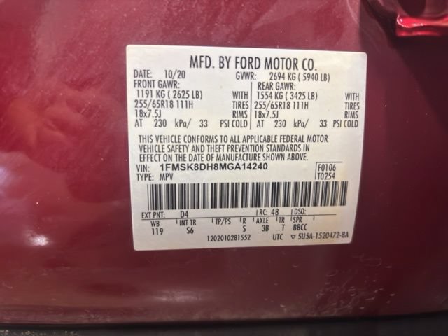 Used 2021 Ford Explorer XLT w/ Equipment Group 202A AWD/4WD image 36