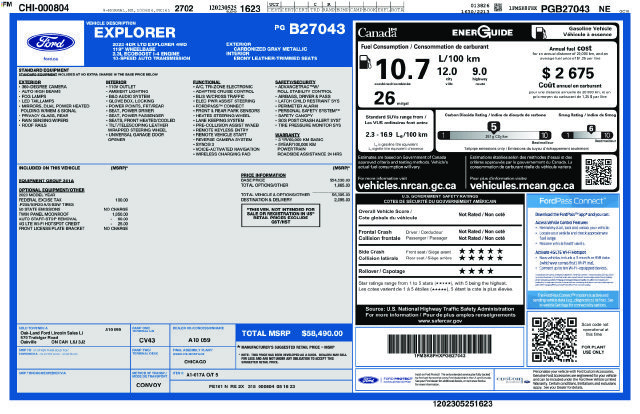 Used 2023 Ford Explorer Limited AWD/4WD image 6