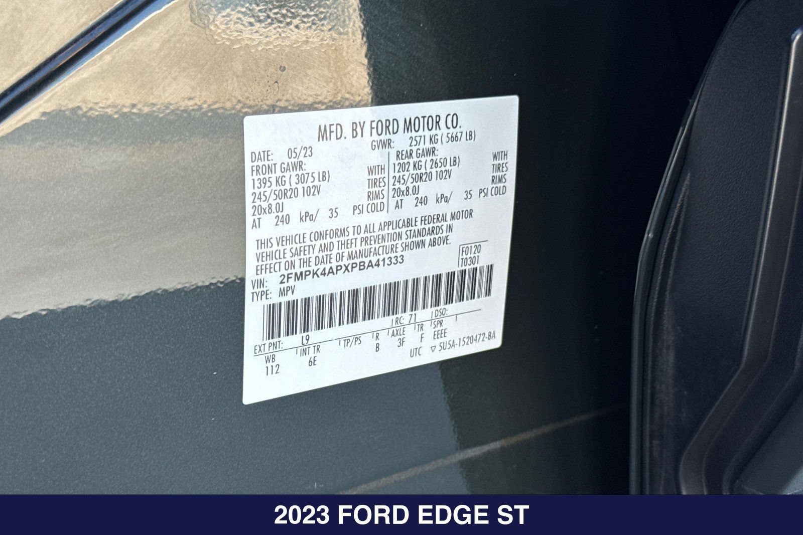 Used 2023 Ford Edge ST AWD/4WD image 29