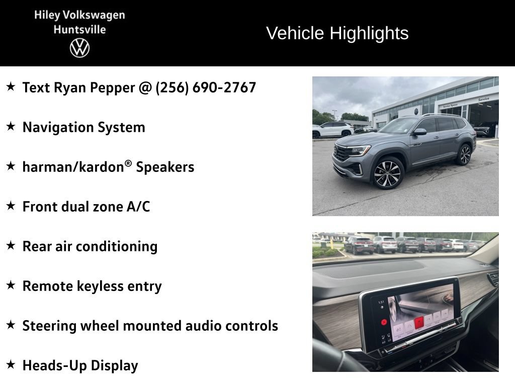 Certified 2024 Volkswagen Atlas SEL Premium R-Line AWD/4WD image 6