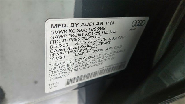 Used 2025 Audi Q6 e-tron Premium w/ Convenience Package image 60