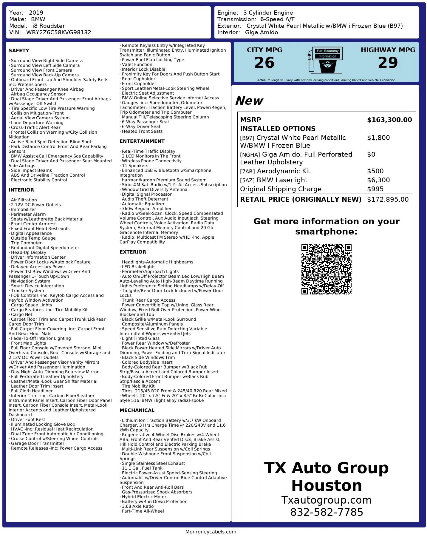 Used 2019 BMW i8 Roadster image 3