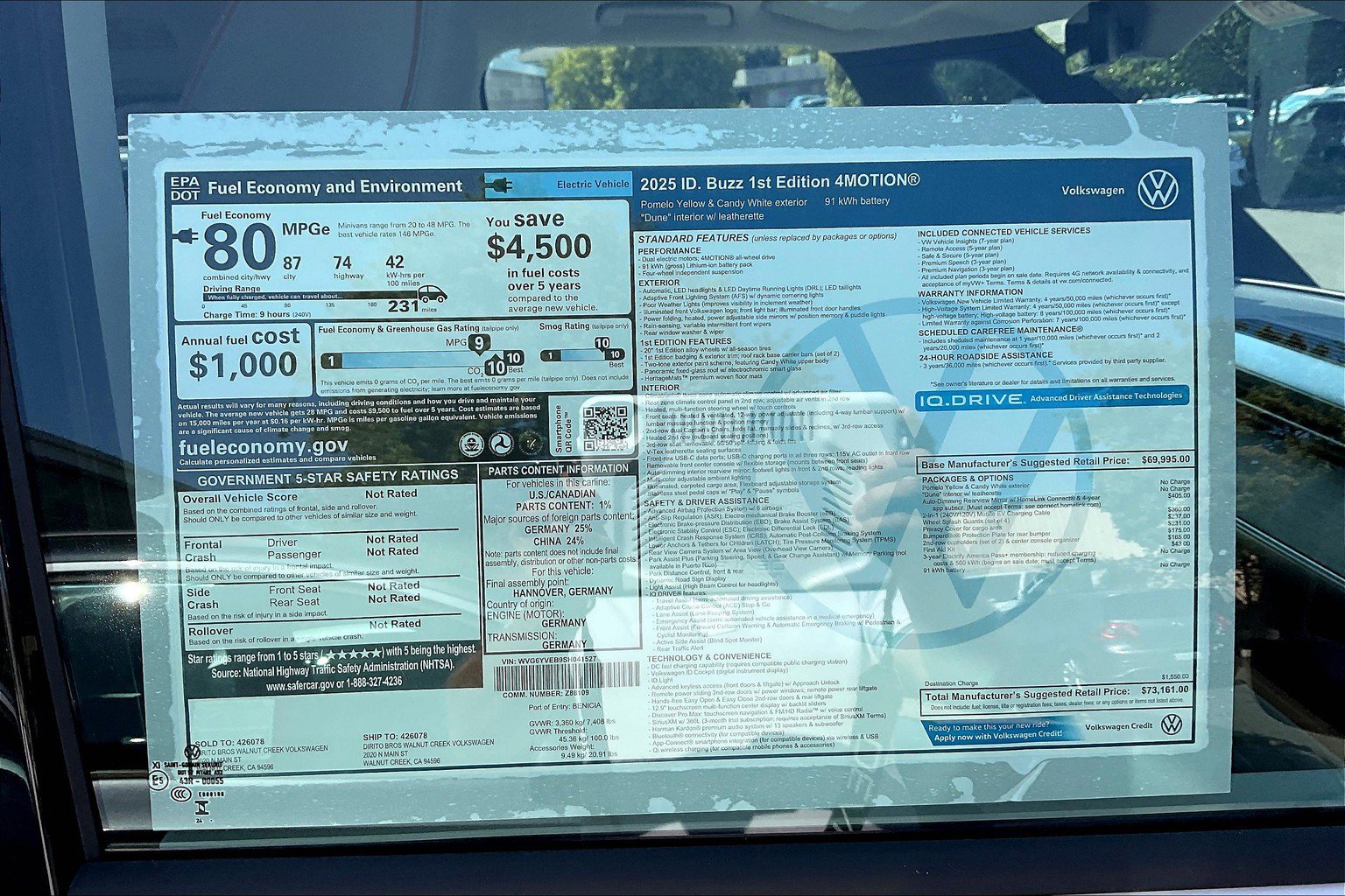 New 2025 Volkswagen ID. Buzz 1st Edition AWD/4WD image 11