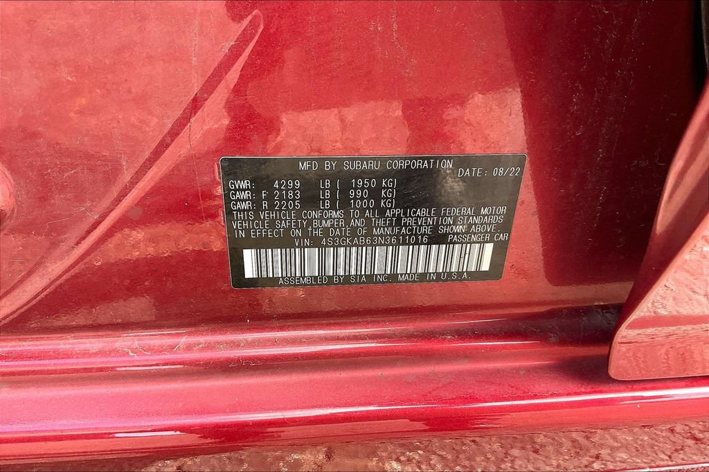 Used 2022 Subaru Impreza 2.0i AWD/4WD image 19