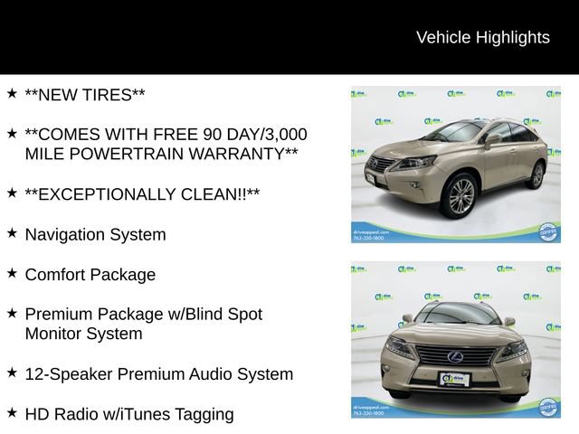 Used 2013 Lexus RX 450h AWD w/ Navigation Pkg image 12