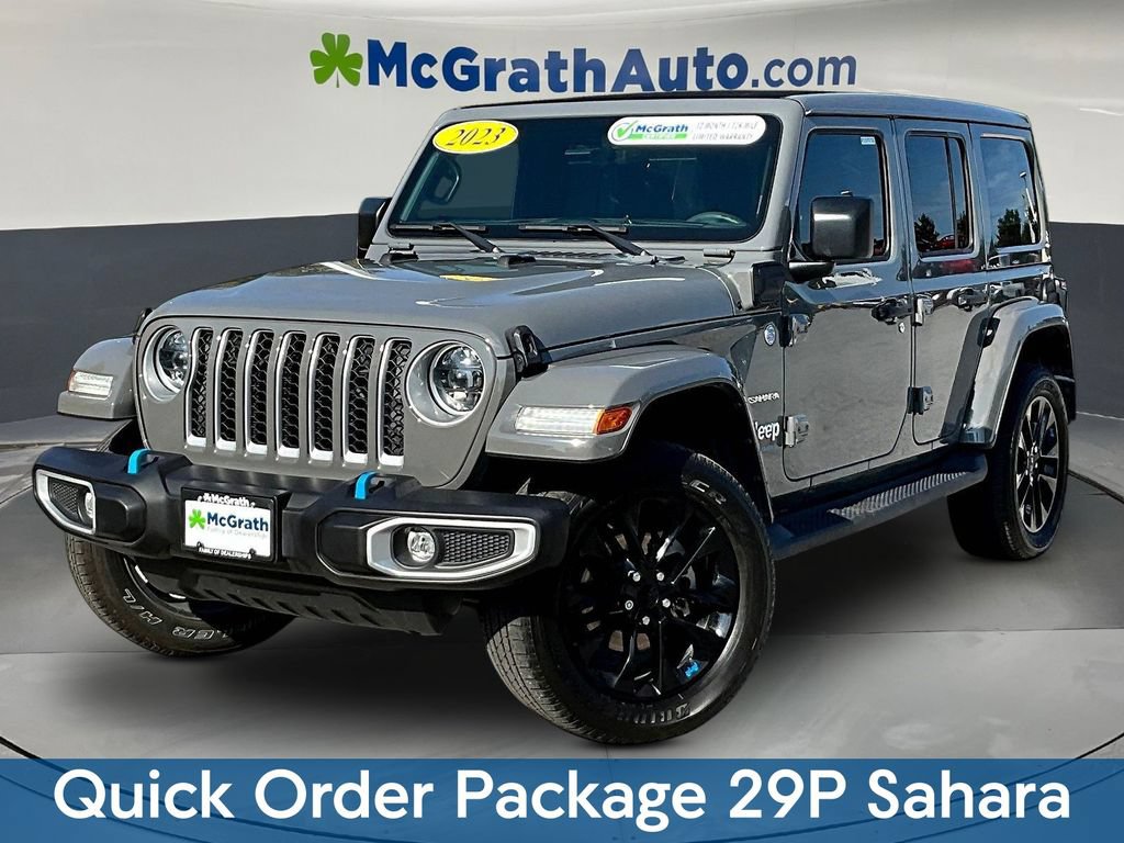 Used 2023 Jeep Wrangler Unlimited Sahara w/ Cold Weather Group AWD/4WD image 3
