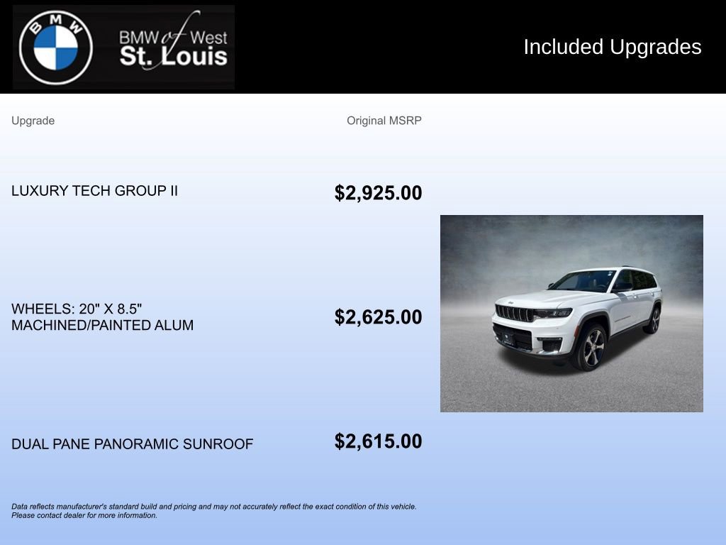 Used 2024 Jeep Grand Cherokee L Limited w/ Luxury Tech Group II AWD/4WD image 20