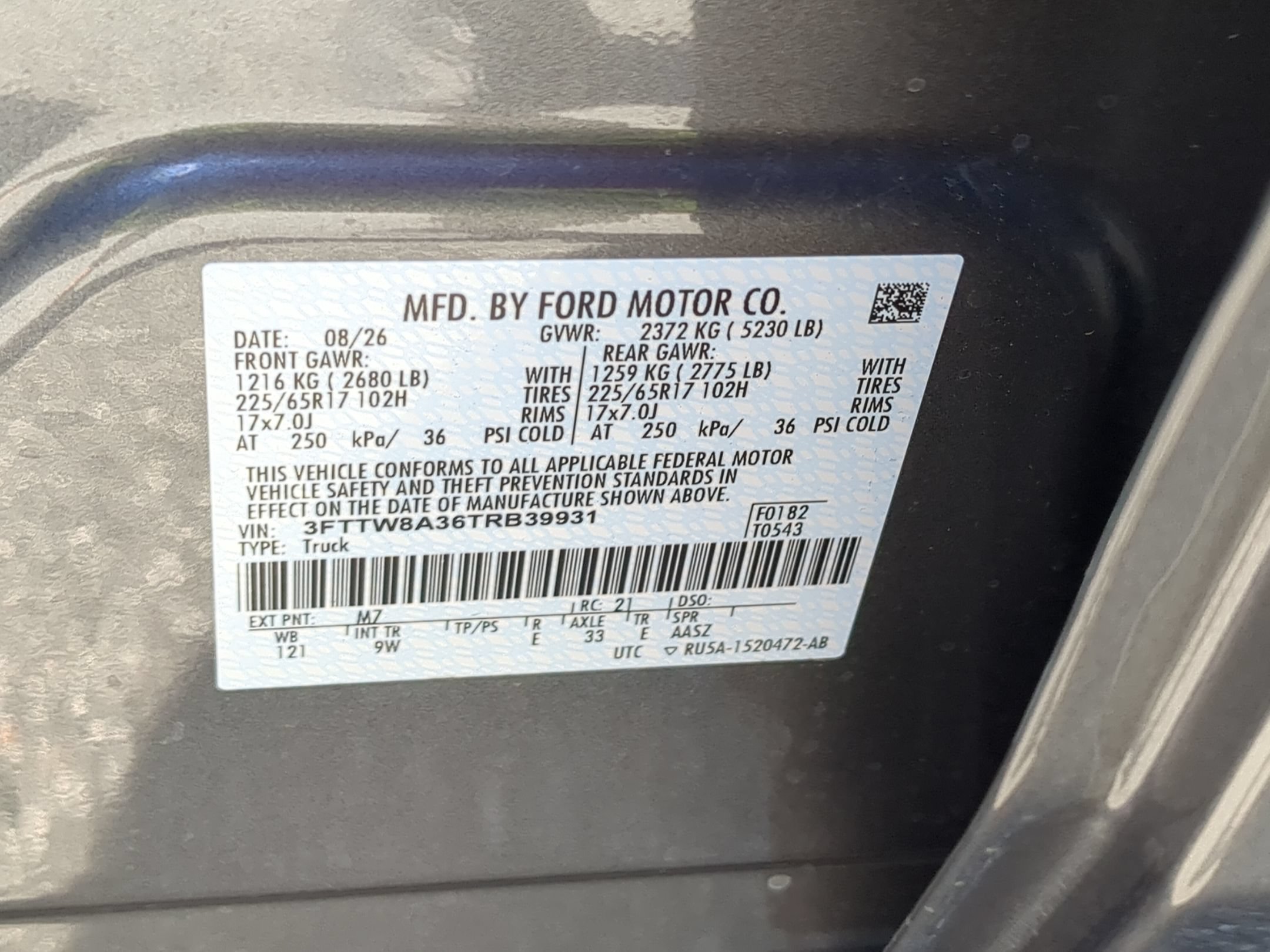 New 2026 Ford Maverick XL FWD image 36