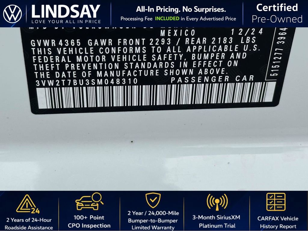 Certified 2025 Volkswagen Jetta GLI Autobahn image 27