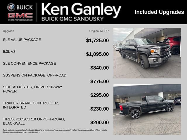 Used 2015 GMC Sierra 1500 SLE w/ SLE Value Package image 6