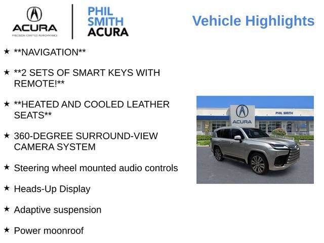 Used 2025 Lexus LX 600 4WD w/ Luxury Package image 4