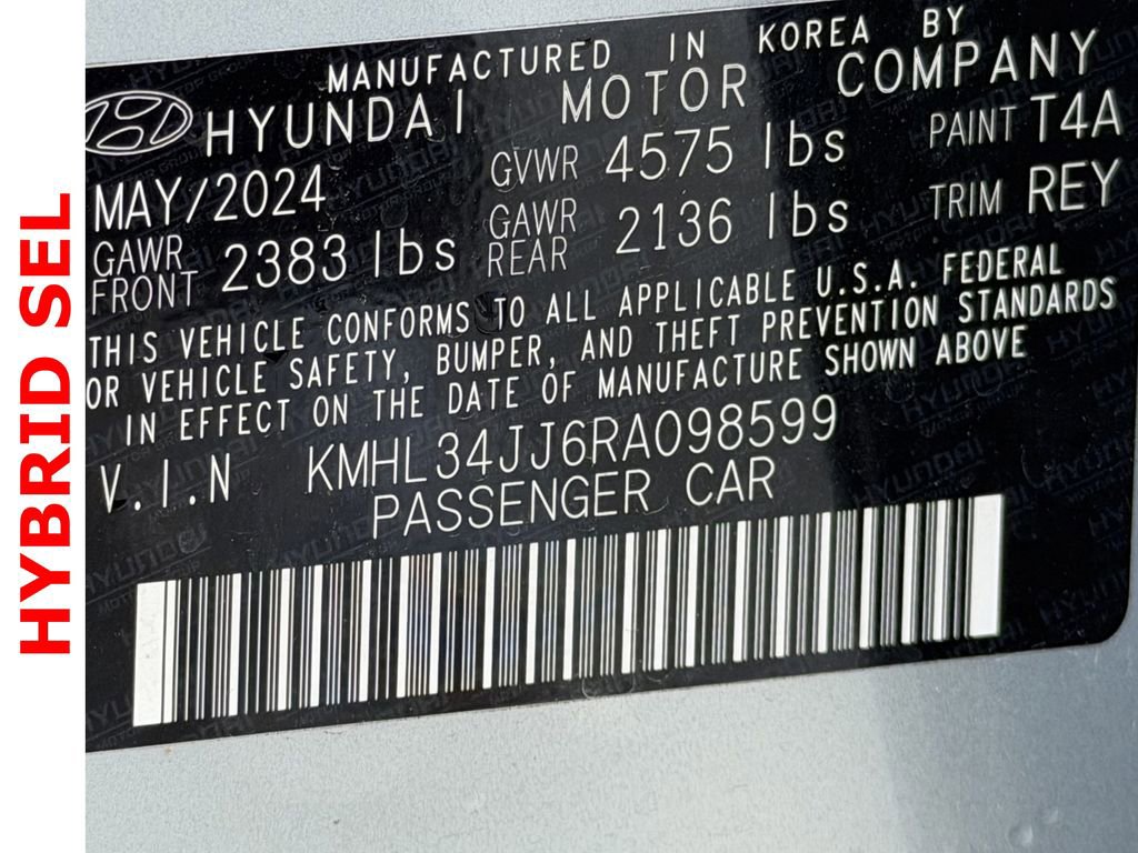 Certified 2024 Hyundai Sonata SEL image 31