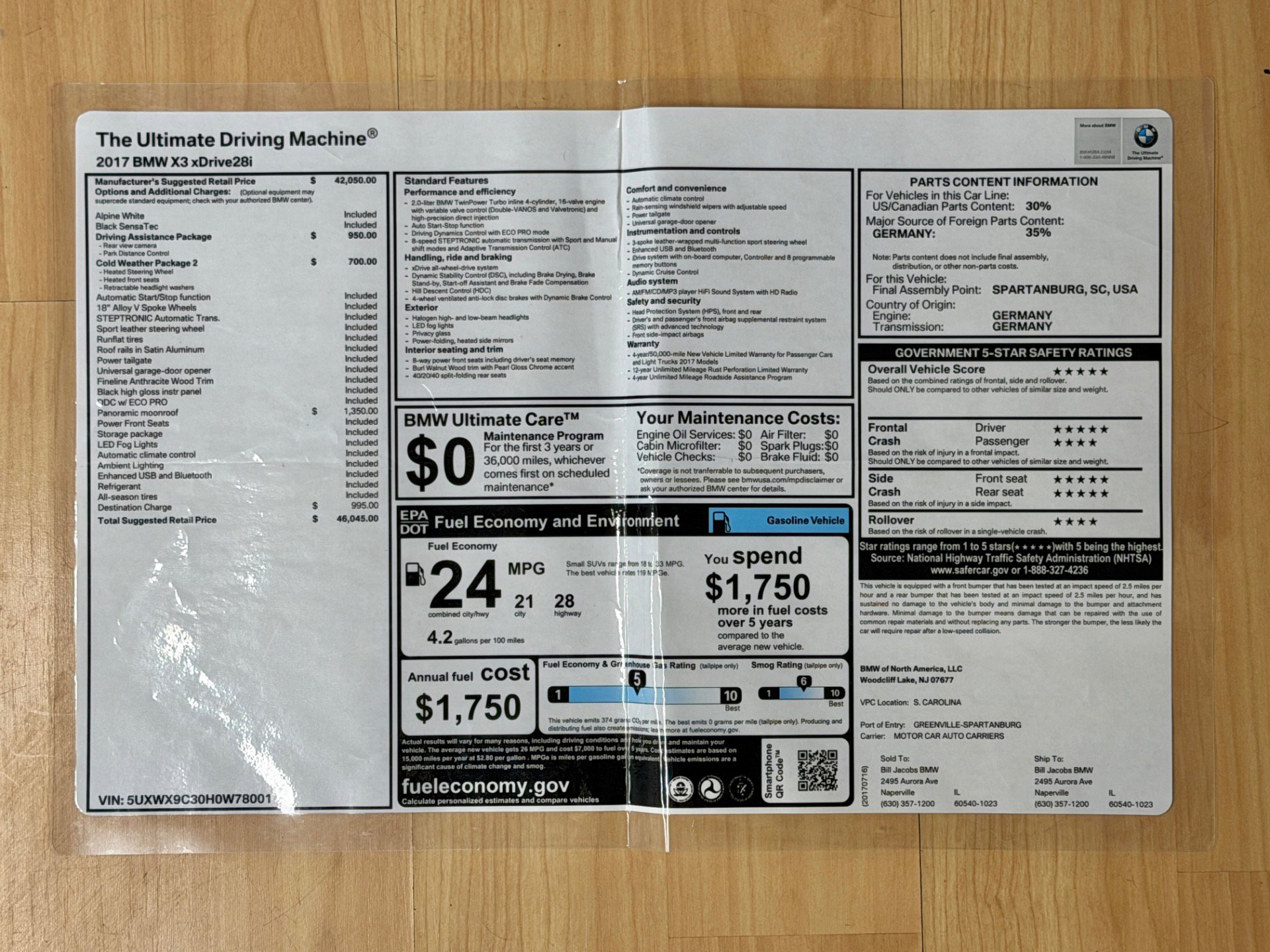 Used 2017 BMW X3 xDrive28i image 87