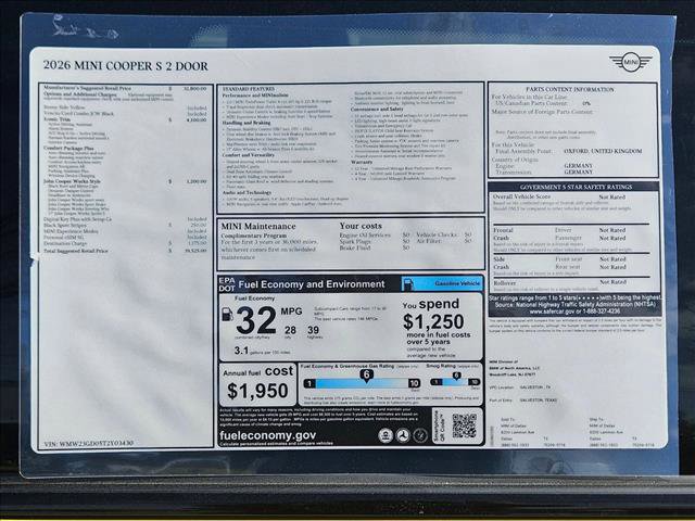 New 2026 MINI Cooper S image 17