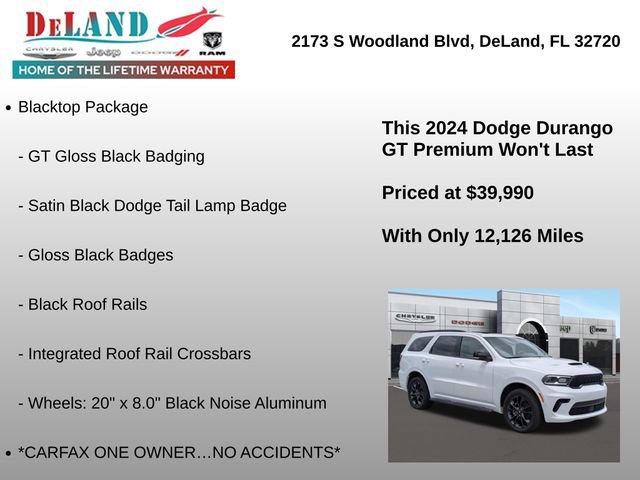 Used 2024 Dodge Durango GT AWD/4WD image 6