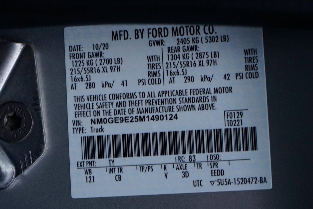 Used 2021 Ford Transit Connect XL image 44