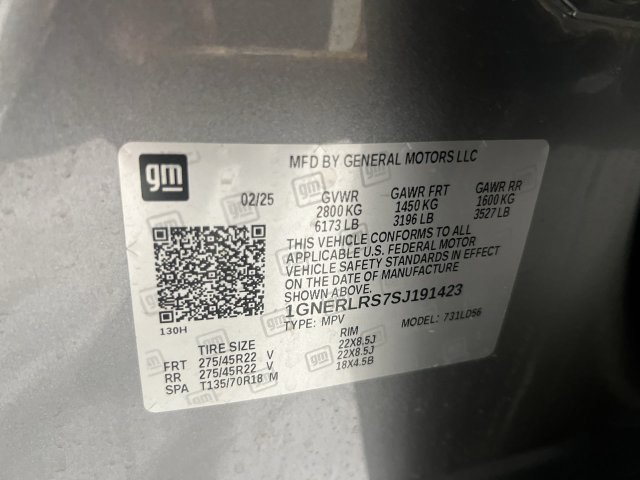 Used 2025 Chevrolet Traverse RS w/ LPO, Roadside Safety Package FWD image 32