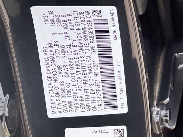 Certified 2026 Honda Civic Sport image 22