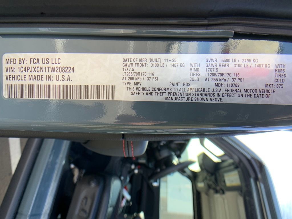 New 2026 Jeep Wrangler Rubicon AWD/4WD image 31