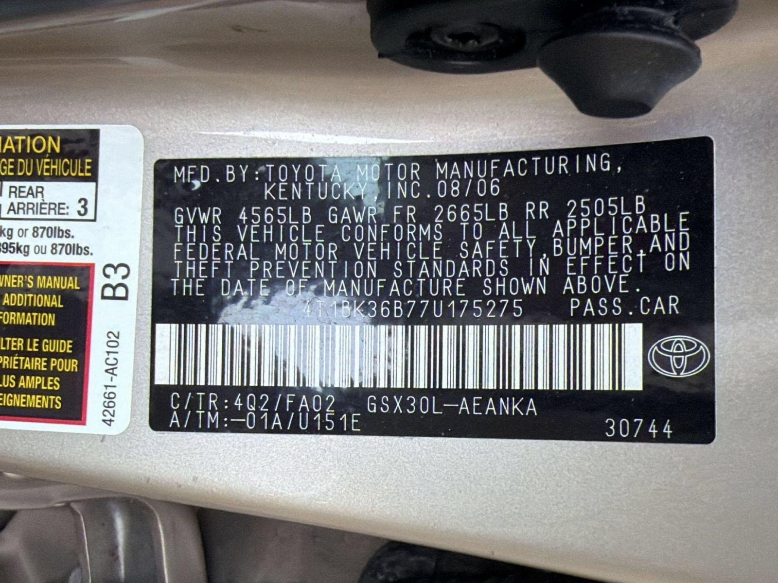 Used 2007 Toyota Avalon XL FWD image 21
