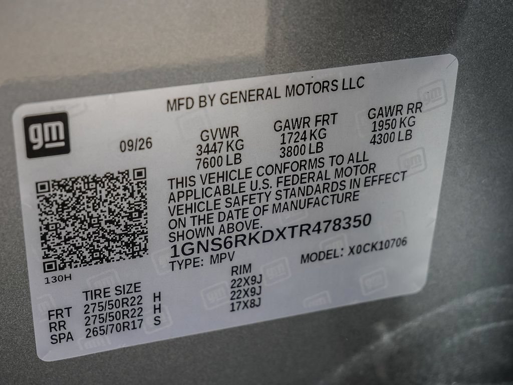 New 2026 Chevrolet Tahoe RST w/ Comfort Package AWD/4WD image 44
