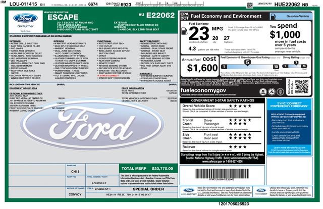 Used 2017 Ford Escape Titanium image 7