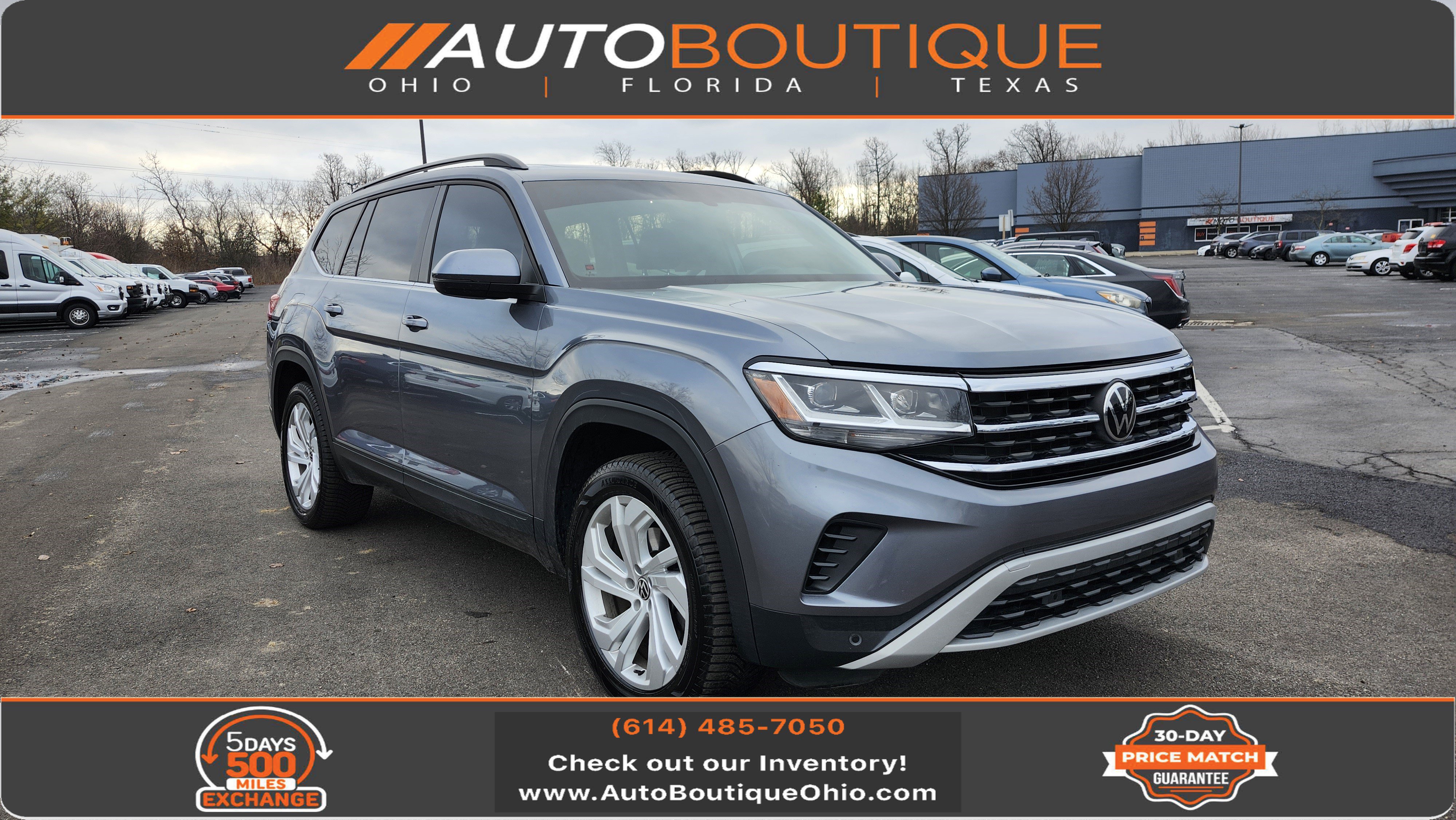 Used 2021 Volkswagen Atlas SE w/ Panoramic Sunroof Package image 1