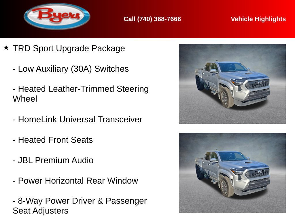 Used 2025 Toyota Tacoma TRD Sport w/ TRD Sport Upgrade Package AWD/4WD image 11