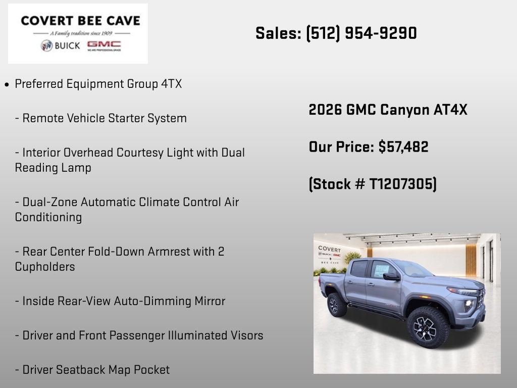 New 2026 GMC Canyon AT4X AWD/4WD image 14