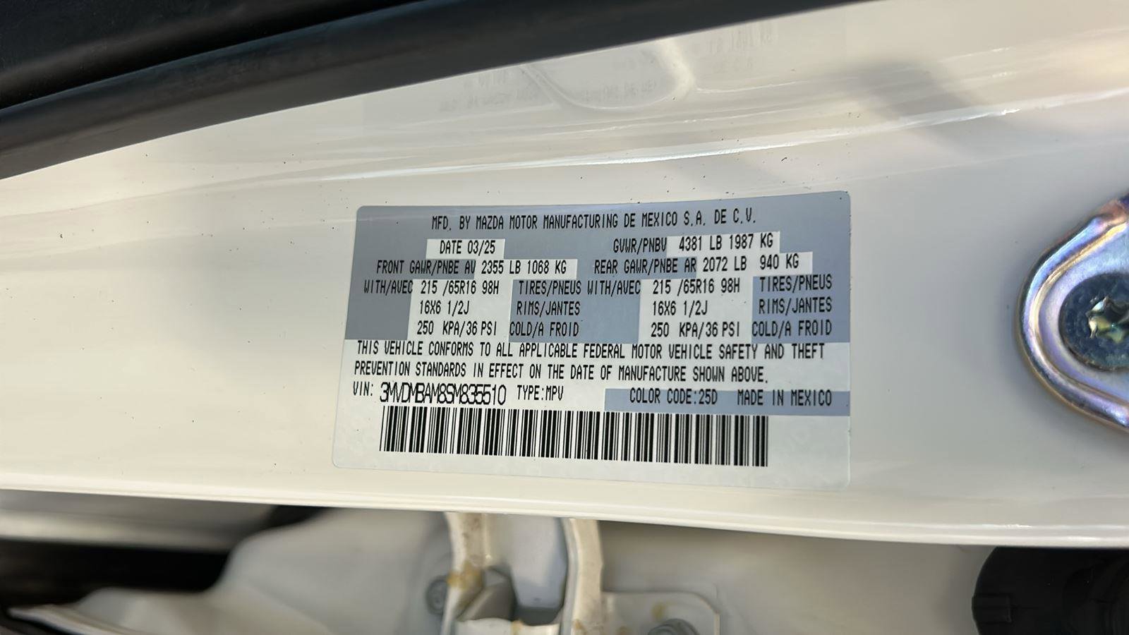 New 2025 MAZDA CX-30 AWD 2.5 S image 31