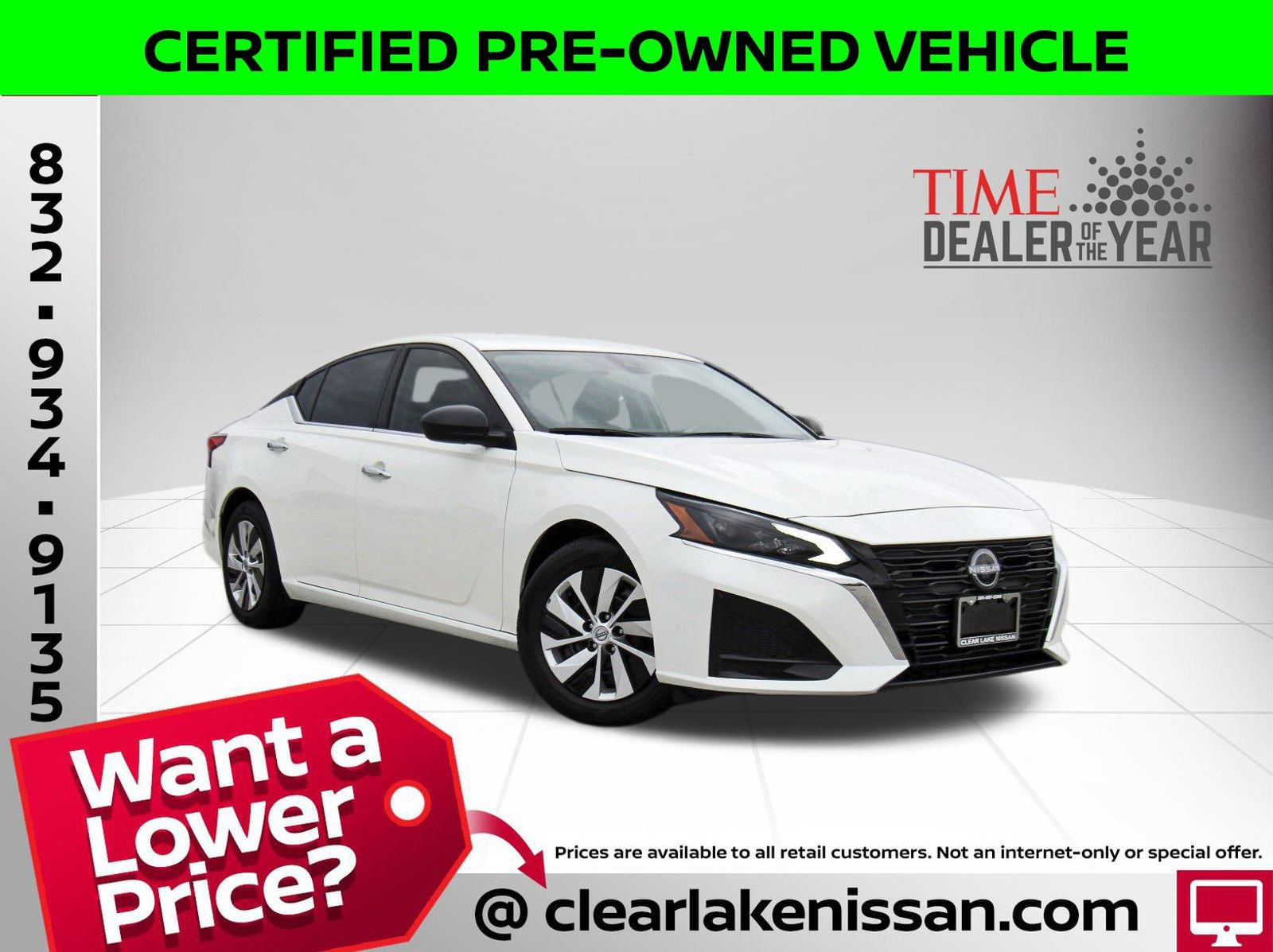 Certified 2025 Nissan Altima 2.5 S