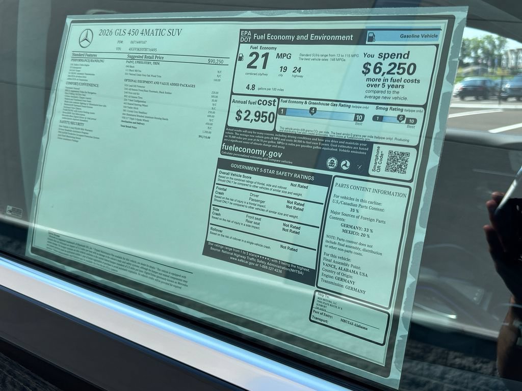 New 2026 Mercedes-Benz GLS 450 4MATIC image 39