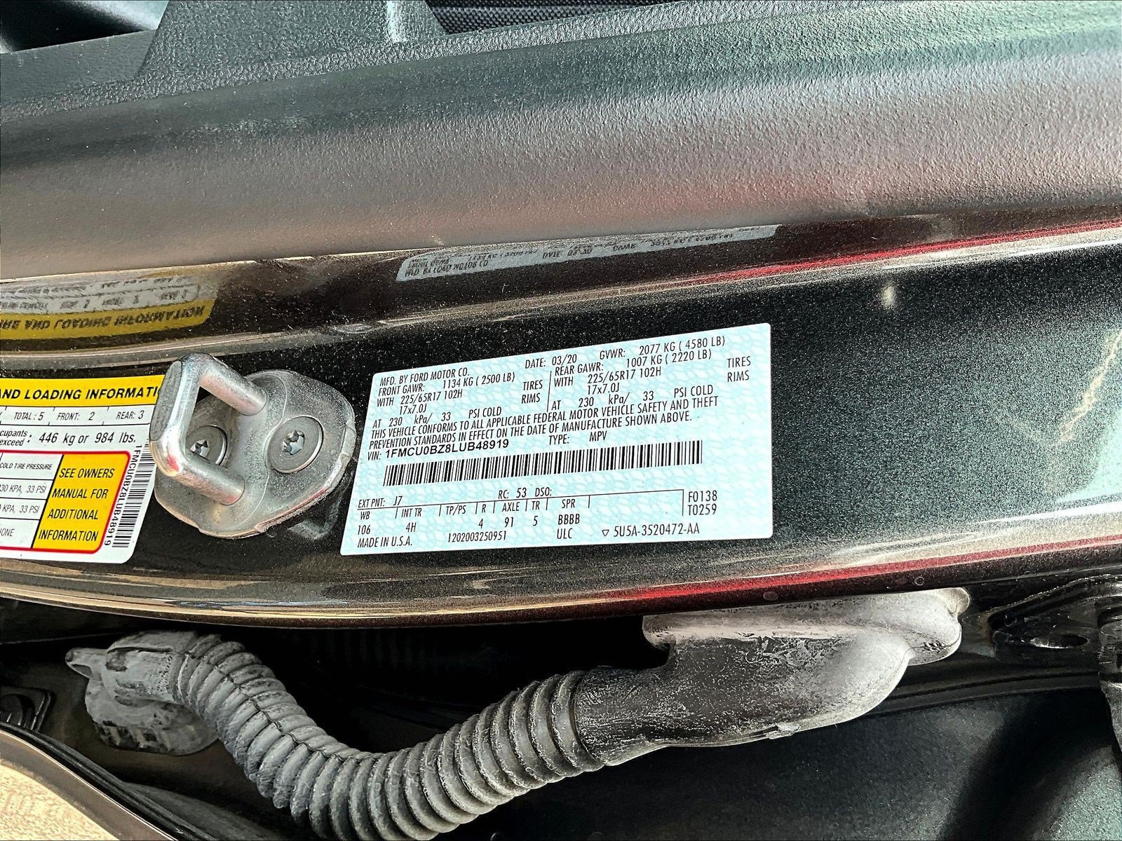 Used 2020 Ford Escape SE Sport FWD image 18