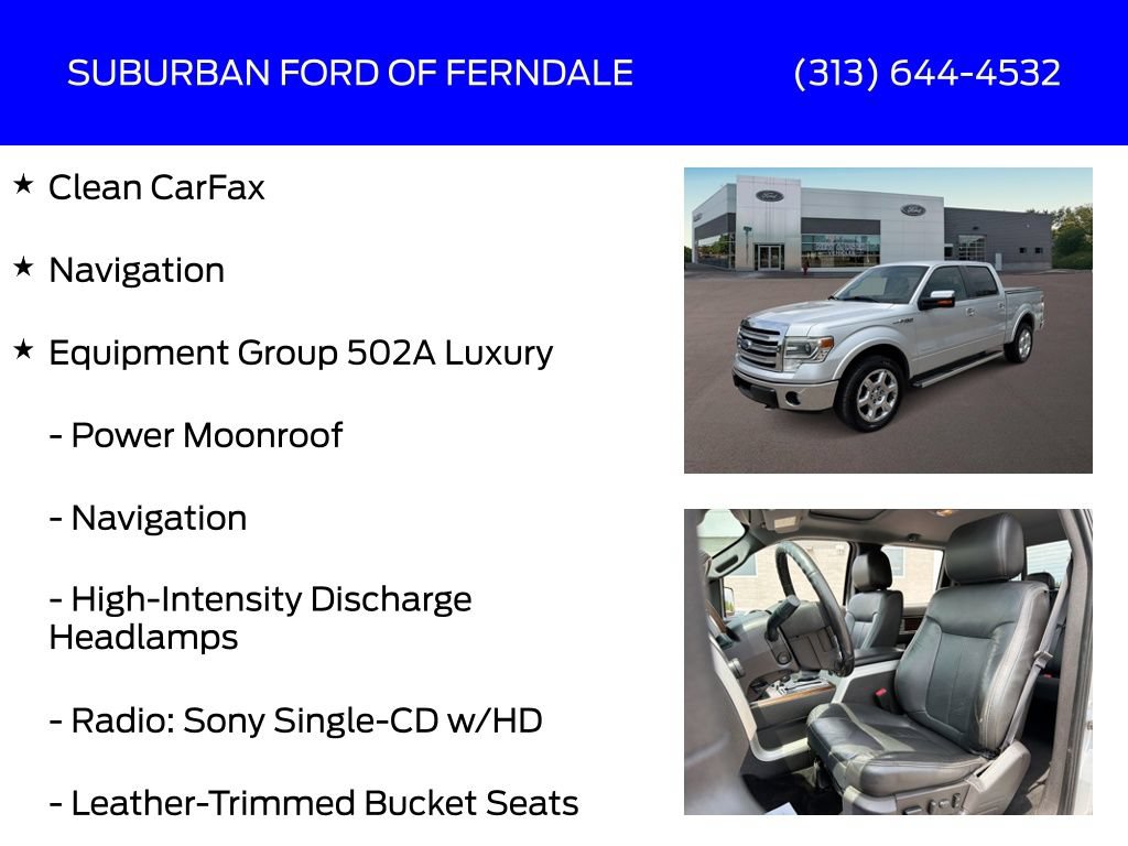 Used 2013 Ford F150 Lariat w/ Luxury Equipment Group AWD/4WD image 4