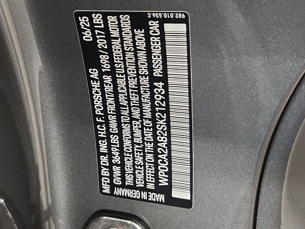 Certified 2025 Porsche 718 Boxster RWD image 25