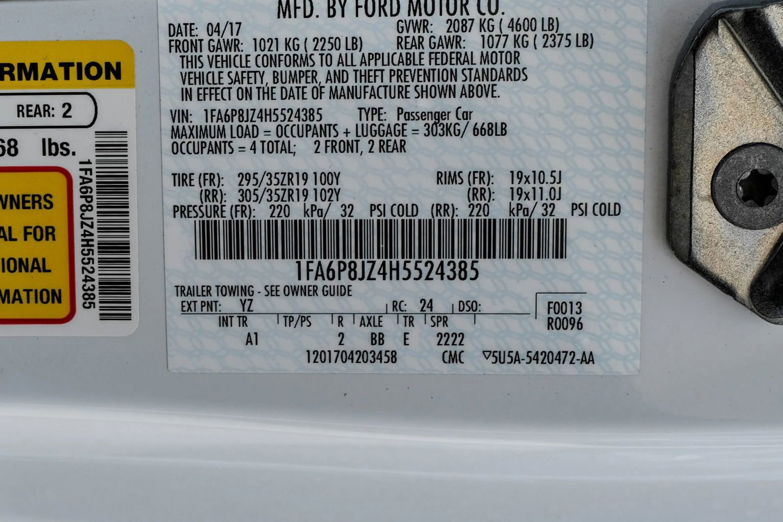 Used 2017 Ford Mustang Shelby GT350 w/ Electronics Package RWD image 64