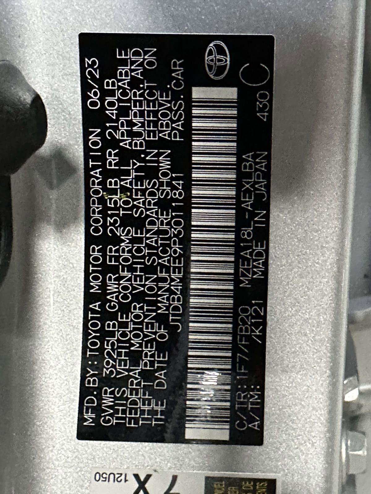 Certified 2023 Toyota Corolla LE FWD image 36