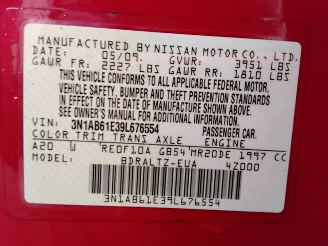 Used 2009 Nissan Sentra 2.0 SR FE+ FWD image 21