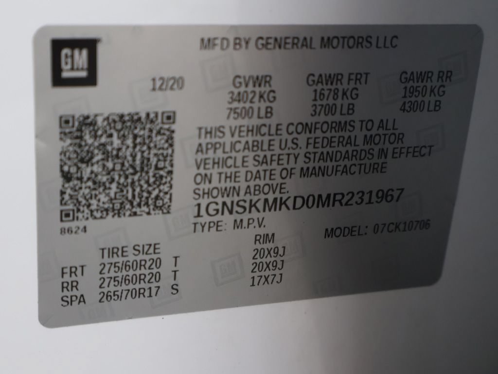 Used 2021 Chevrolet Tahoe LS w/ Driver Alert Package AWD/4WD image 56