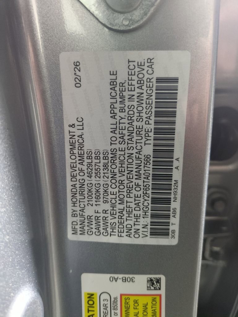 New 2026 Honda Accord EX-L image 29