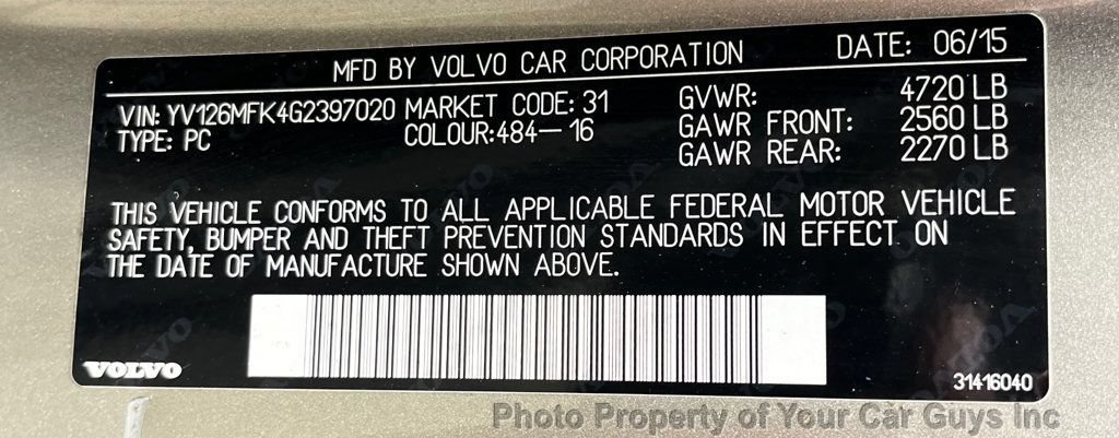 Used 2016 Volvo S60 T5 Premier FWD image 23