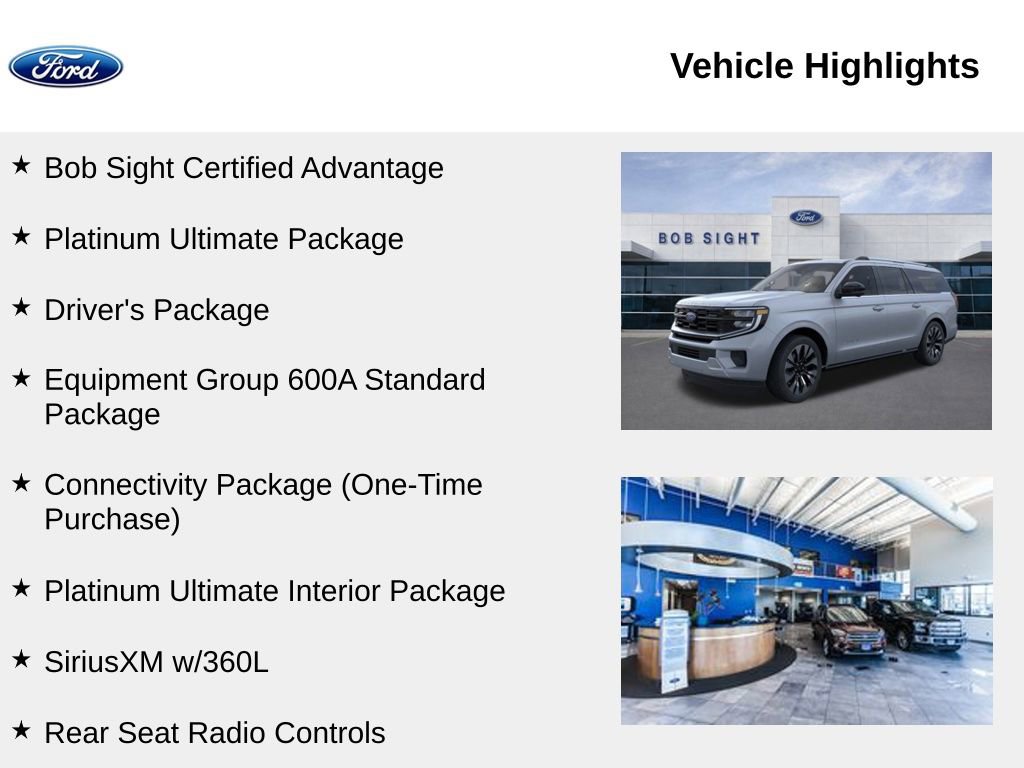 New 2025 Ford Expedition Max Platinum w/ Platinum Ultimate Package image 2