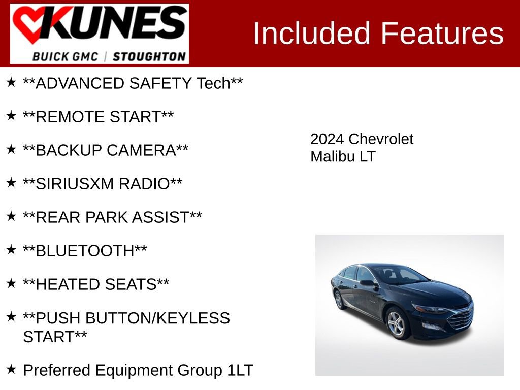 Used 2024 Chevrolet Malibu LT image 2