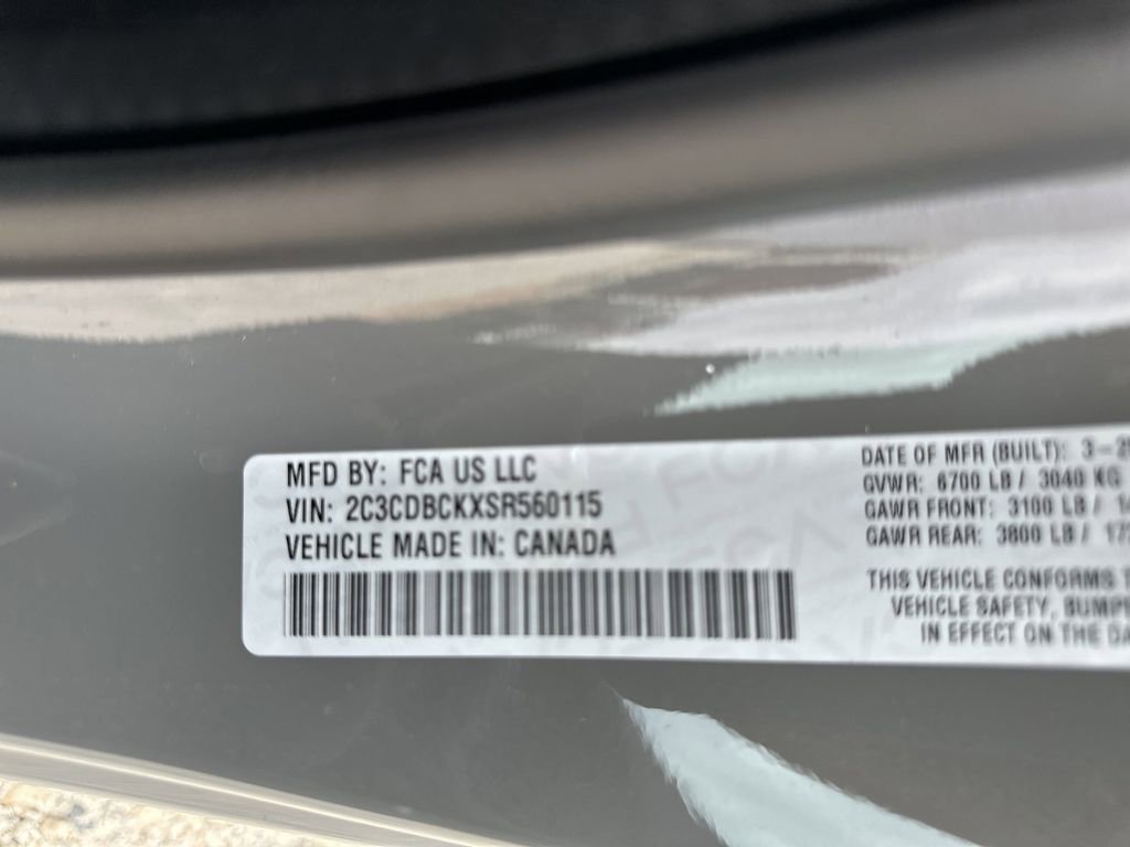 New 2025 Dodge Charger R/T w/ Quick Order Package 25M R/T image 27