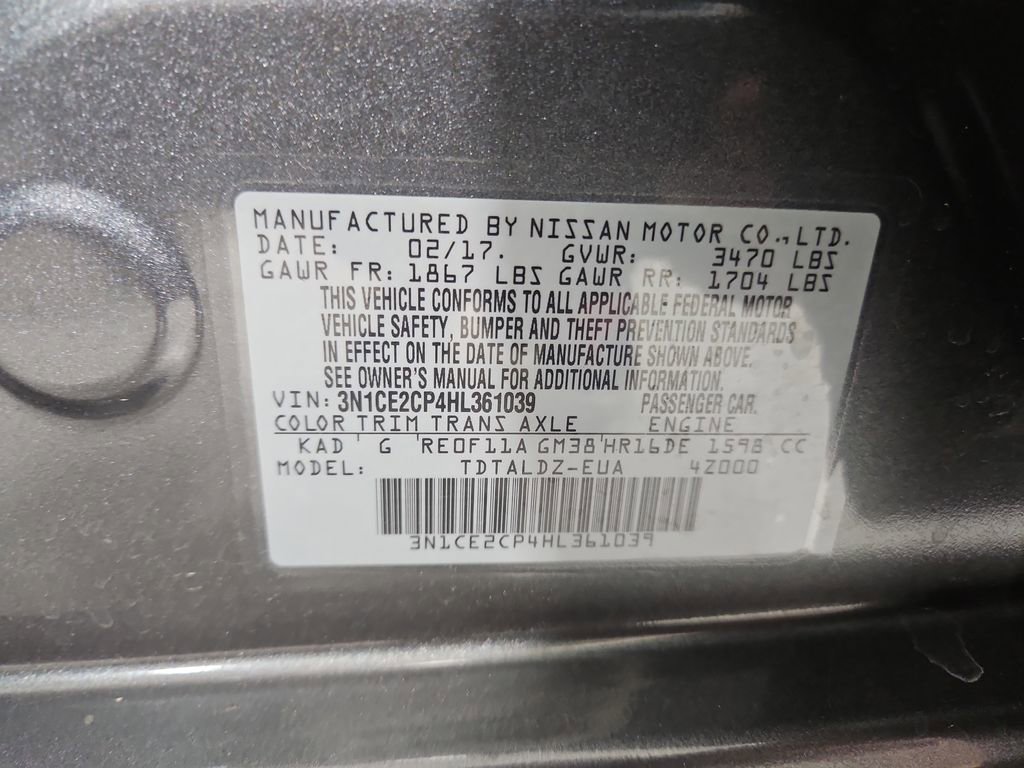 Used 2017 Nissan Versa Note SV FWD image 29