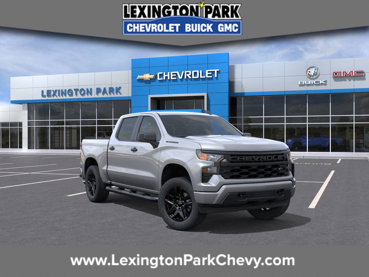 New 2026 Chevrolet Silverado 1500 Custom w/ Turbomax Blackout Package image 1