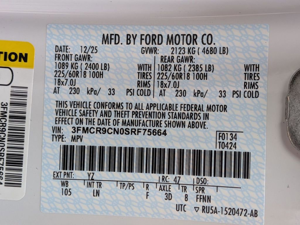 New 2025 Ford Bronco Sport Outer Banks w/ Outer Banks Tech Package+ image 50