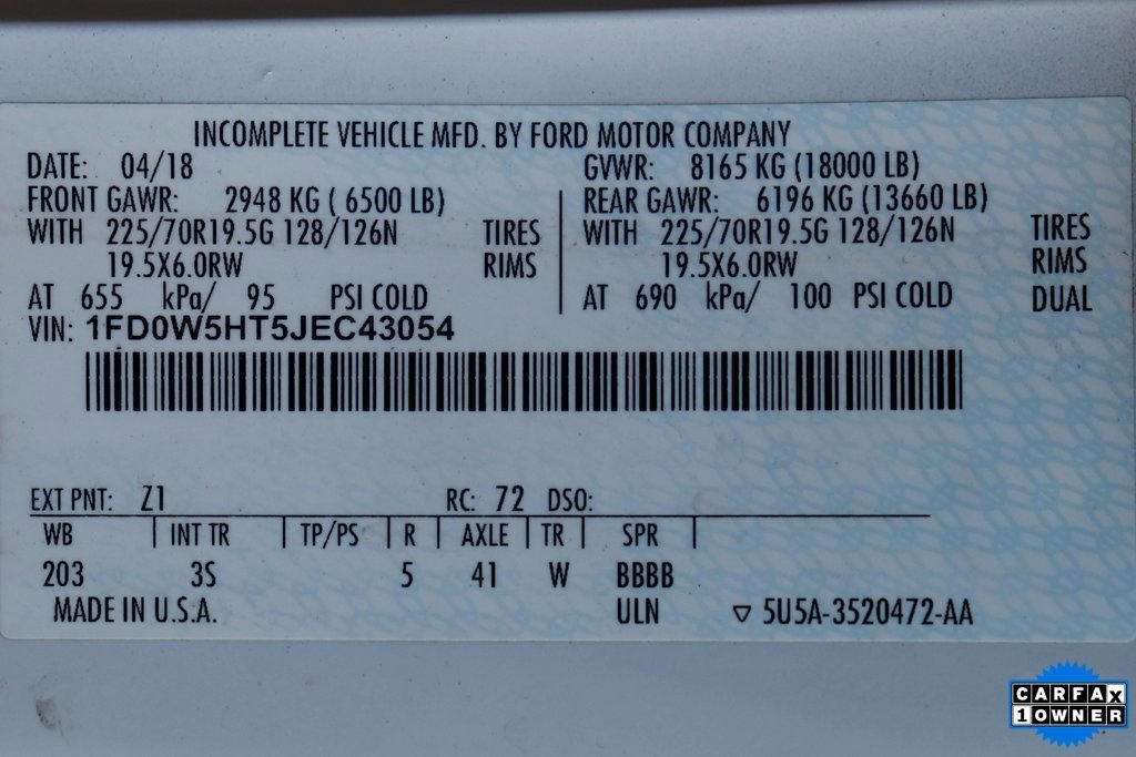 Used 2018 Ford F550 4x4 Crew Cab Super Duty image 52