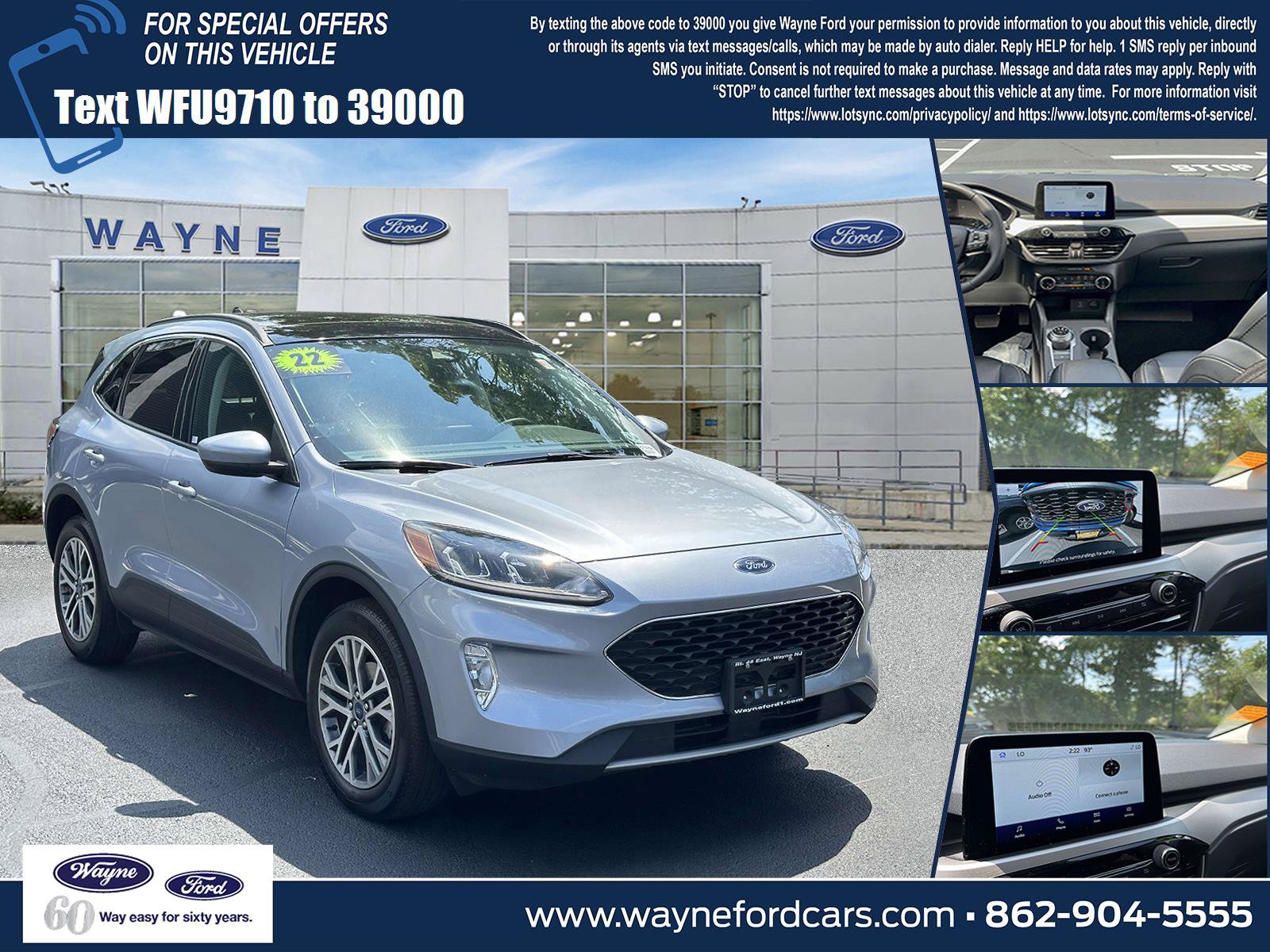 Certified 2022 Ford Escape SEL
