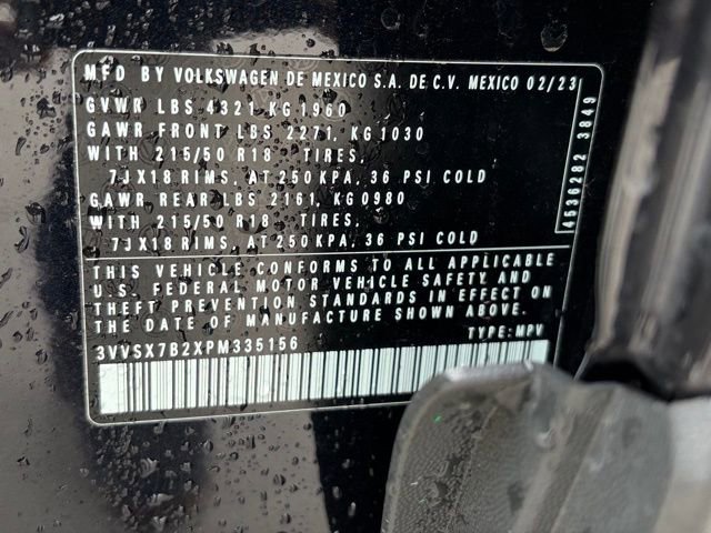 Used 2023 Volkswagen Taos SE w/ Black Wheel Package image 34